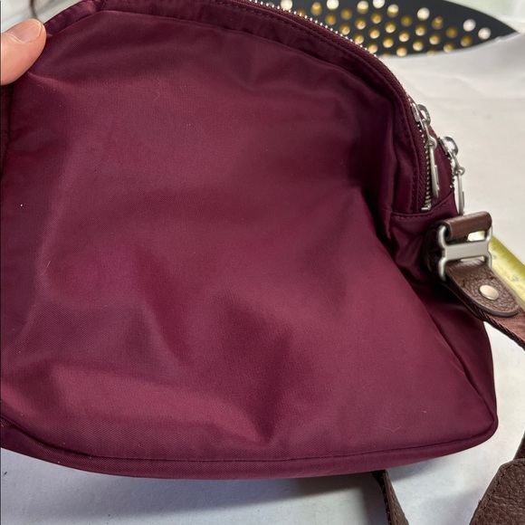 Baggallini Maroon Nylon Crossbody - Picture 6 of 12